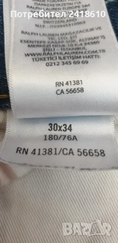 POLO Ralph Lauren Skinny  Jeans Mens Size 30 - 31/ 34  ОРИГИНАЛ Мъжки Дънки!, снимка 5 - Дънки - 55801030