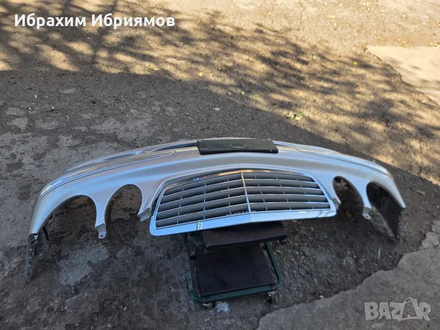 Предна Броня с решетка за Mercedes W211, снимка 4 - Части - 56337728