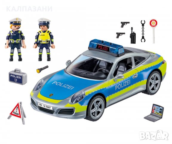 PLAYMOBIL 70067 Полицейска кола Porsche Carrera, снимка 2 - Конструктори - 35006505