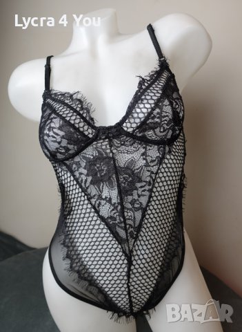 М ново черно дамско боди, снимка 5 - Бельо - 42240728