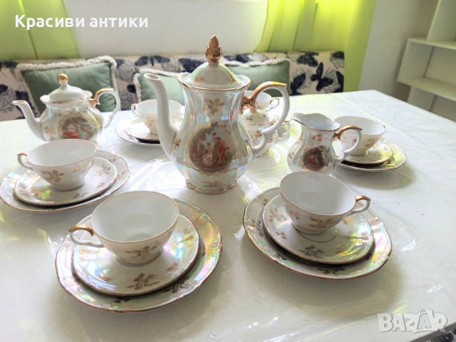 Порцелан, фин костен сервиз"Мадона", снимка 3 - Други ценни предмети - 53270637