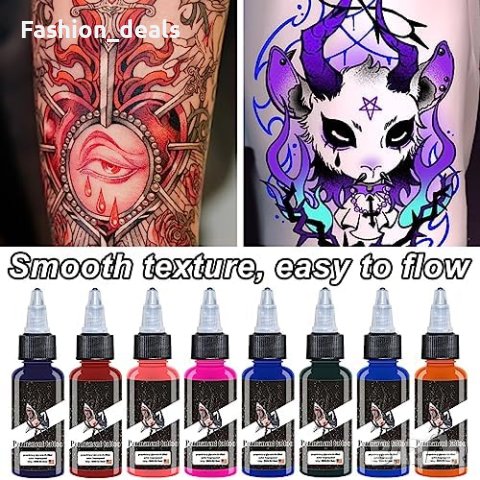 Нови Професионални Мастила за Татус 14+2 Цвята, Водна Основа, 1oz 15ml, снимка 2 - Други - 42629826