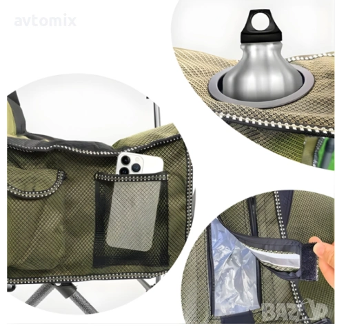 Сгъваем къмпинг стол, снимка 5 - Градински мебели, декорация  - 54350358