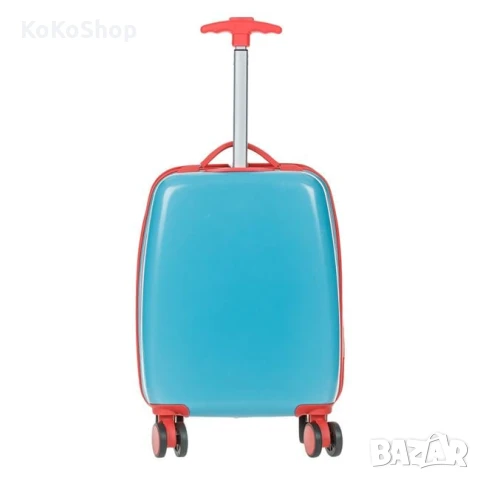 Детски куфар с динозавър-32x21x47 см./детски куфар на колелца, снимка 3 - Куфари - 50771538