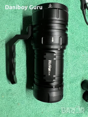 Фенерче за гмуркане Wurkkos DL06 Max 15000 лумена, 100° ъгъл на лъча, 6 LED диода, водоустойчиво, снимка 12 - Екипировка - 50965675