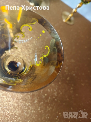 Комплект за аперитив Бохемия, снимка 8 - Чаши - 51555179