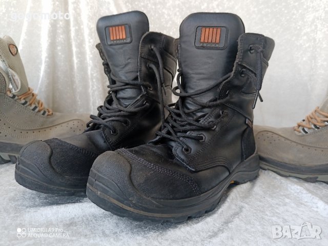 кубинки работни Ergos® Montana 3 Black Leather Composite Safety BOOTS ,100% естествена кожа, снимка 13 - Други - 42758014