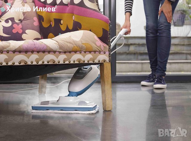 Парочистачка Black & Decker 1300w Подочистачка Стийм моп , снимка 4 - Парочистачки и Водоструйки - 39602567