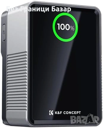 Нова K&F Concept Мини V-Mount батерия 99Wh PD100W USB-C D-TAP за камера