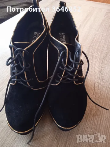 Велурени обувки за есен-пролет,N 40