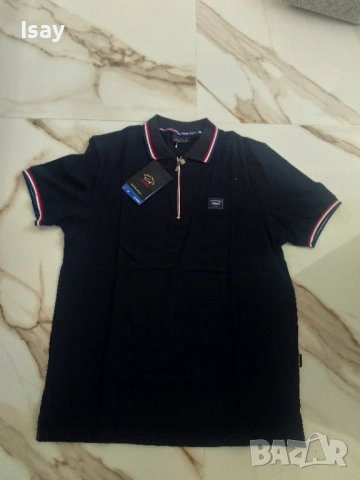 Мъжка тениска Паул Шарк 2ХЛ последен размер в тъмно син цвят , снимка 7 - Тениски - 54193244