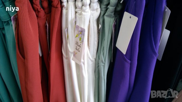 Спортен панталон във бял и лилав цвят, снимка 4 - Панталони - 29158147