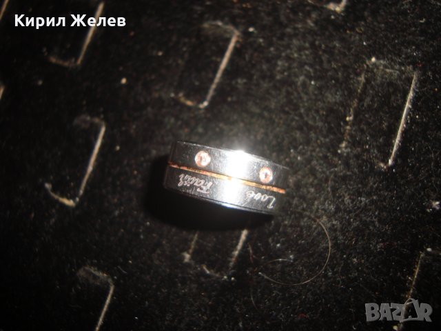 ВЯРА НАДЕЖДА ЛЮБОВ МАРКОВ ПРЪСТЕН БЛАГОРОДНА СТОМАНА ИНКРУСТИРАНИ СКЪПИ КАМЪНИ ФАСЕТИРАНИ 19625, снимка 13 - Пръстени - 32088875