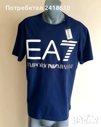 Emporio Armani EA7 Cotton Mens Size XL / 3XL НОВО! ОРИГИНАЛ! Мъжка Тениска, снимка 8 - Тениски - 54190354