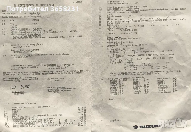 Suzuki Address FL125 – Перфектен, икономичен, полуавтомат (подходящ за кемпер/къмпинг), снимка 7 - Мотоциклети и мототехника - 56023094