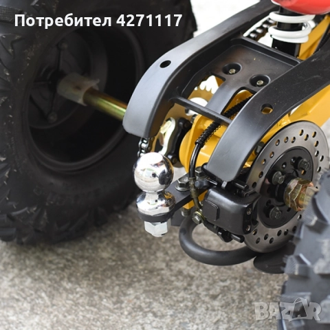 ATV BULLMAX POWERSPORT 150CC полуавтоматични скорости, мощният мотор - 2026г, 8” Гуми, С Теглич, снимка 6 - Мотоциклети и мототехника - 52590646