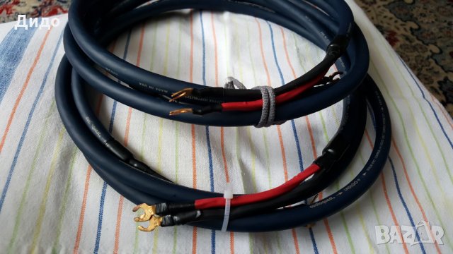  Кабели за тонколони  Audioquest Indigo+  2 X 2.50m, снимка 4 - Тонколони - 29212322