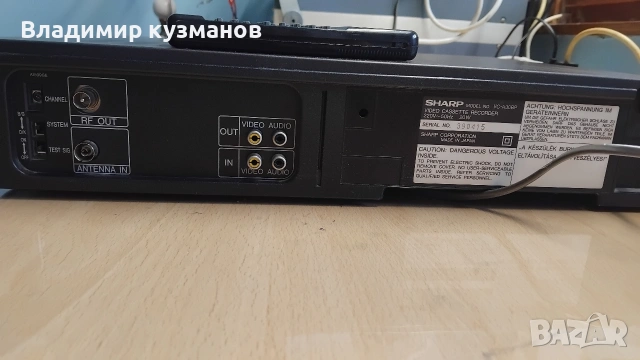 Видео рекордер Sharp VC-A30BP, снимка 2 - Плейъри, домашно кино, прожектори - 54212760