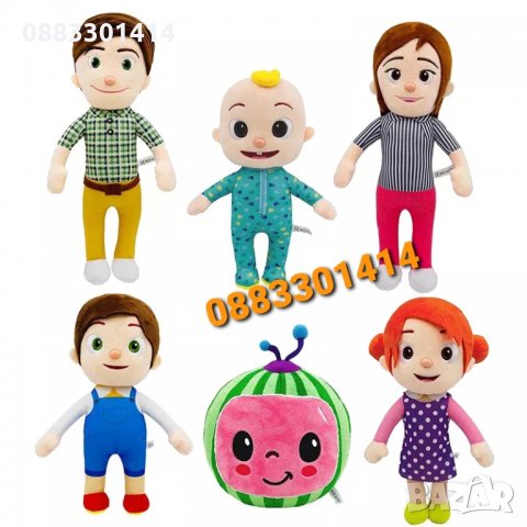 Cocomelon Плюшени Музикални играчки Кокомелон детско Бебешки , снимка 4 - Плюшени играчки - 35511209