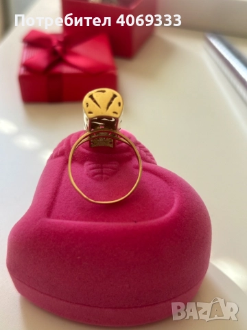 Нов златен пръстен от едно време 14к 3.73гр, снимка 6 - Пръстени - 51735324