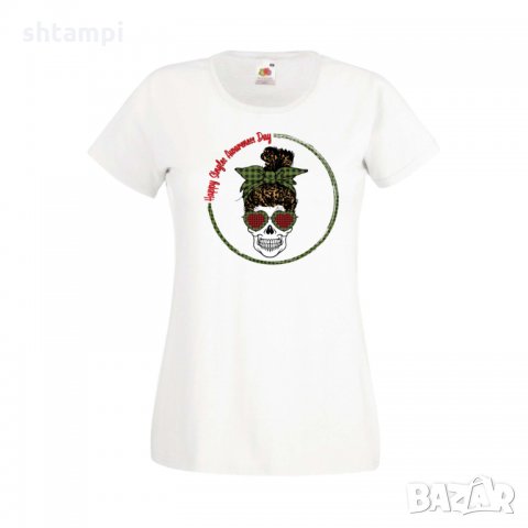 Дамска тениска Свети Валентин Skull Valentine's 19, снимка 7 - Тениски - 35582148