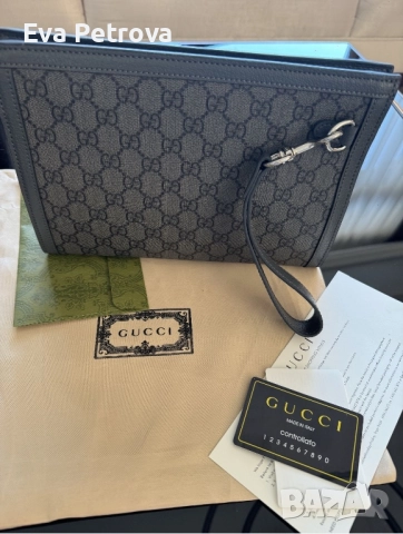 Gucci Ophidia унисекс мъжки клъч чанта, снимка 7 - Чанти - 52479483