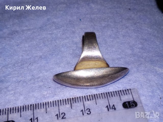 ПРЕКРАСЕН РЕГУЛИРУЕМ АНГЛИЙСКИ ВИНТИДЖ СТИЛ СРЕБЪРЕН ПРЪСТЕН СРЕБРО 925 МАЙСТОРСКИ ИЗРАБОТЕН 36604, снимка 10 - Пръстени - 39979906