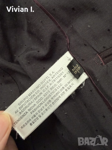 Елегантно черно сако Massimo Dutti, снимка 6 - Сака - 55943081