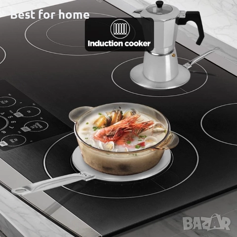 ROSSETTO Адаптерна плоча за индукционен котлон, дифузер за топлина, снимка 7 - Котлони - 51921442