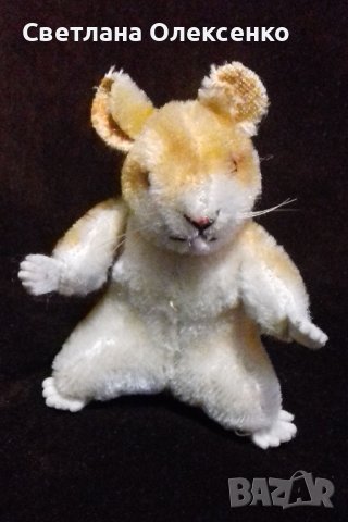 Колекционерска мека играчка Steiff Hamster Goldy , снимка 10 - Колекции - 37743126