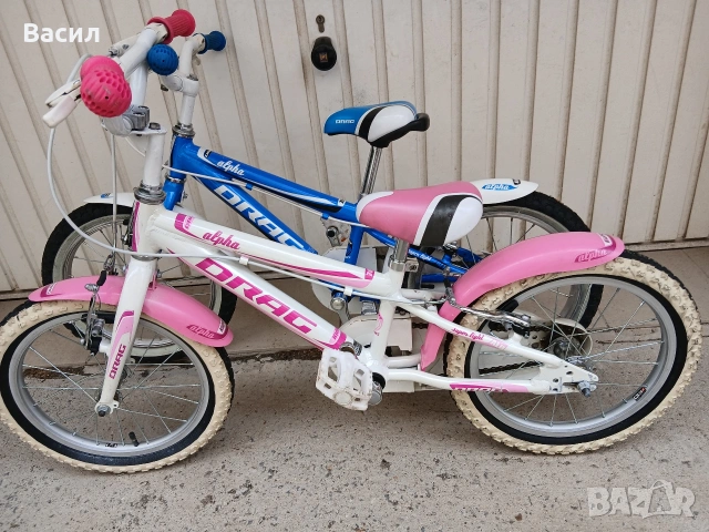 Детски алуминиеви велосипеди Драг Алфа 16 цола, отлични , снимка 3 - Велосипеди - 53923532