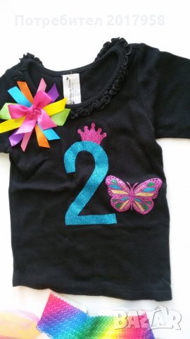 Комплект пола, блуза и чорапки за 2 годишно момиченце, снимка 3 - Бебешки блузки - 30135097