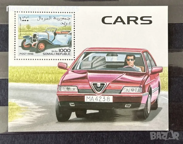 3920. Сомалия 1998 - “ Транспорт. Автомобили. “ , **, MNH