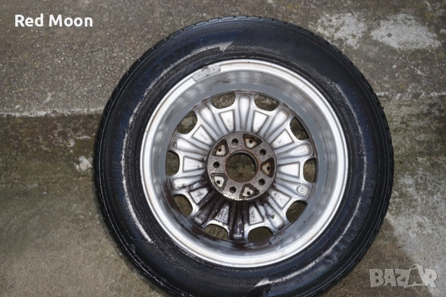 4 Броя Оригинални Алуминиеви Джанти за Mercedes Е класа W210 7Jx15H2 ET37 Made In Germany, снимка 7 - Гуми и джанти - 51809470