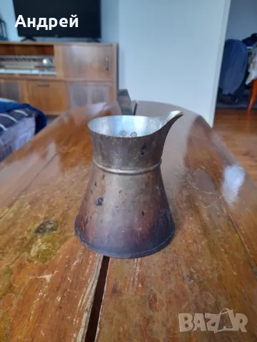 Старо Бакърено Джезве #7, снимка 2 - Други ценни предмети - 50304655