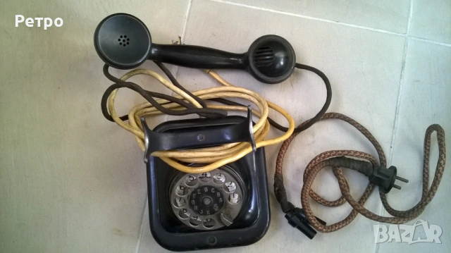 Ретро телефон, снимка 2 - Антикварни и старинни предмети - 54009511