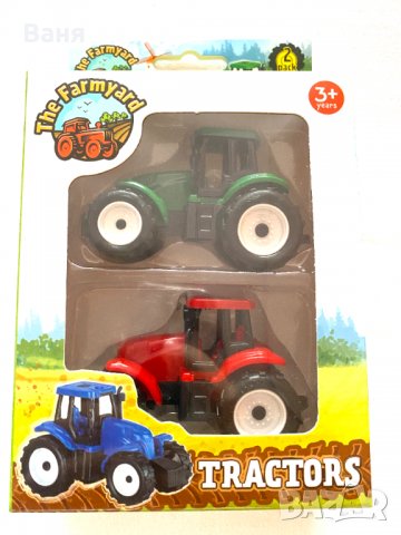 Комплект трактори детски играчки, снимка 3 - Други - 31471087