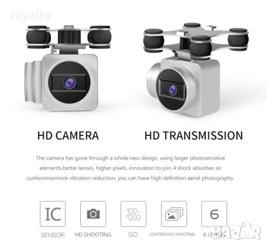 Дрон за правене на видео и снимки DRON HJMAX 4K FPV, снимка 5 - Дронове и аксесоари - 49002465