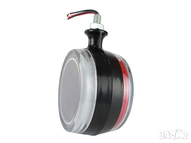 LED габарит за огледало 12-24V червено-бял за DAF
