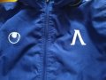 Горнище на Левски марково на  Uhlsport с качулка размер ХЛ, снимка 5