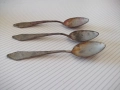 Лот от 3 бр. лъжици стари, снимка 7