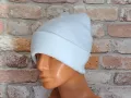 Нова зимна дамска/детска шапка в бял цвят, снимка 5