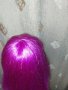 Цикламова перука от изкуствен косъм за парти , снимка 6