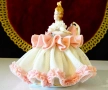 Порцеланова фигура Дрезденска дантела., снимка 3