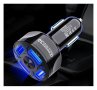 Зарядно за кола, USB, 12V/ 24V, 4 порта Quick Charge 3, снимка 3
