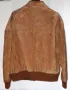 Топло яке тип "бомбър" от естествена кожа „набук”, снимка 4