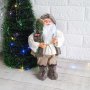 2593 Декоративна коледна фигура Дядо Коледа, 30см, снимка 7