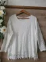 Бяла блуза дантела , снимка 1