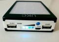 Соларна преносима батерия UKC 90000mAh с 20 LED диода и 2 USB изхода, снимка 3