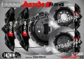Audi RS4 Надписи за капаци на спирачни апарати SSA-RS4-W, снимка 4